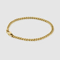 Cuban Bracelet (Gold) 4mm