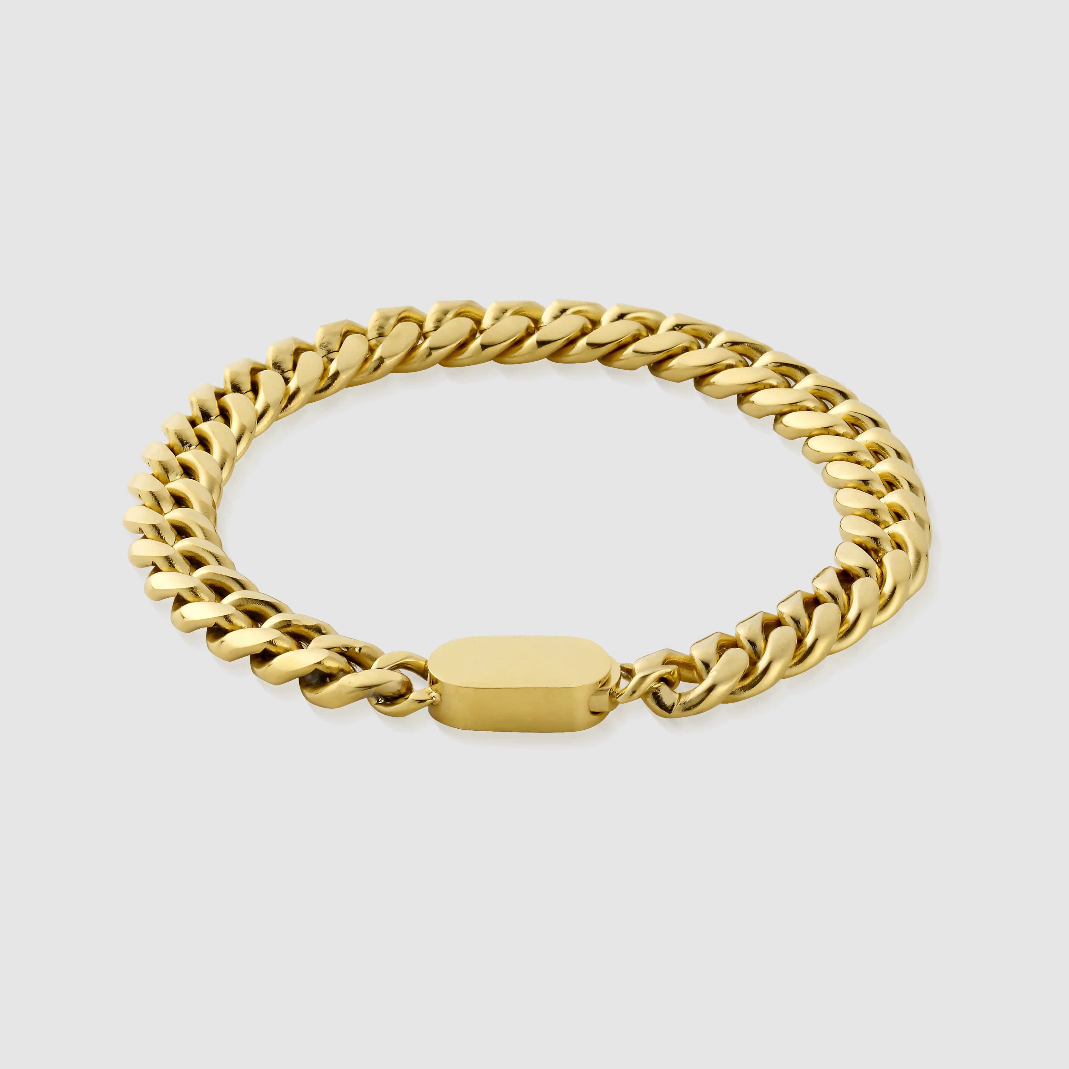 Cuban Bracelet (Gold) 8mm