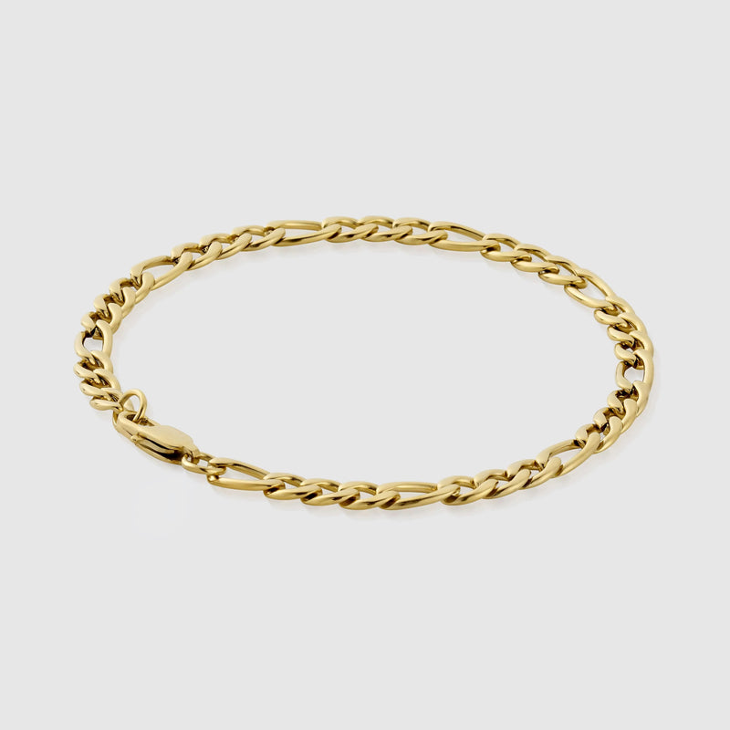 Figaro Bracelet (Gold) 5mm