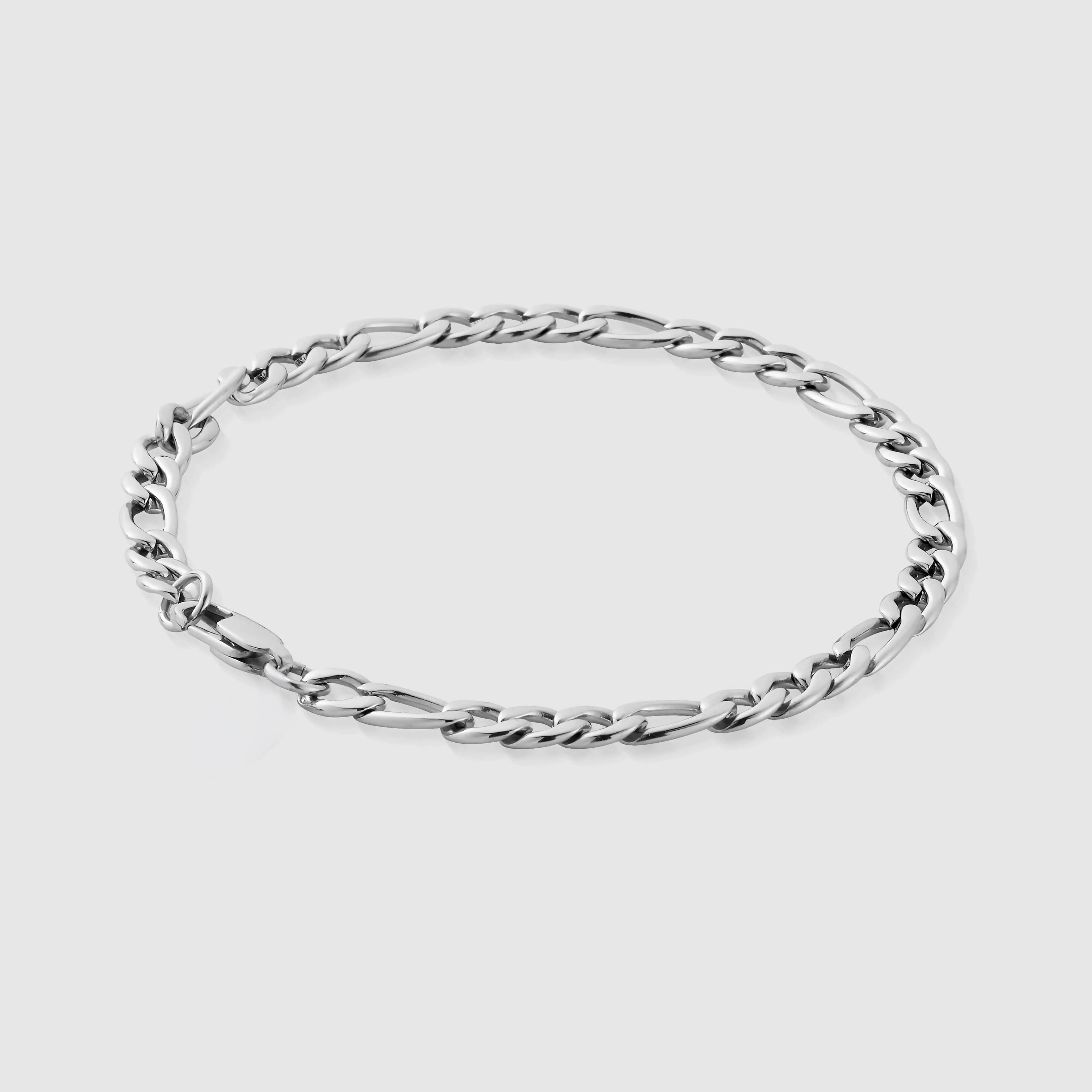 Figaro Bracelet (Silver) 5mm