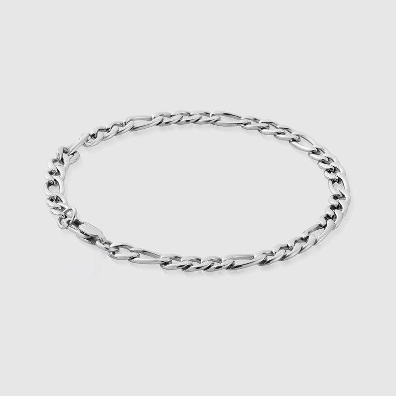 Figaro Bracelet (Silver) 5mm