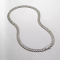 Prong Link Iced Cuban (Silver) 8mm