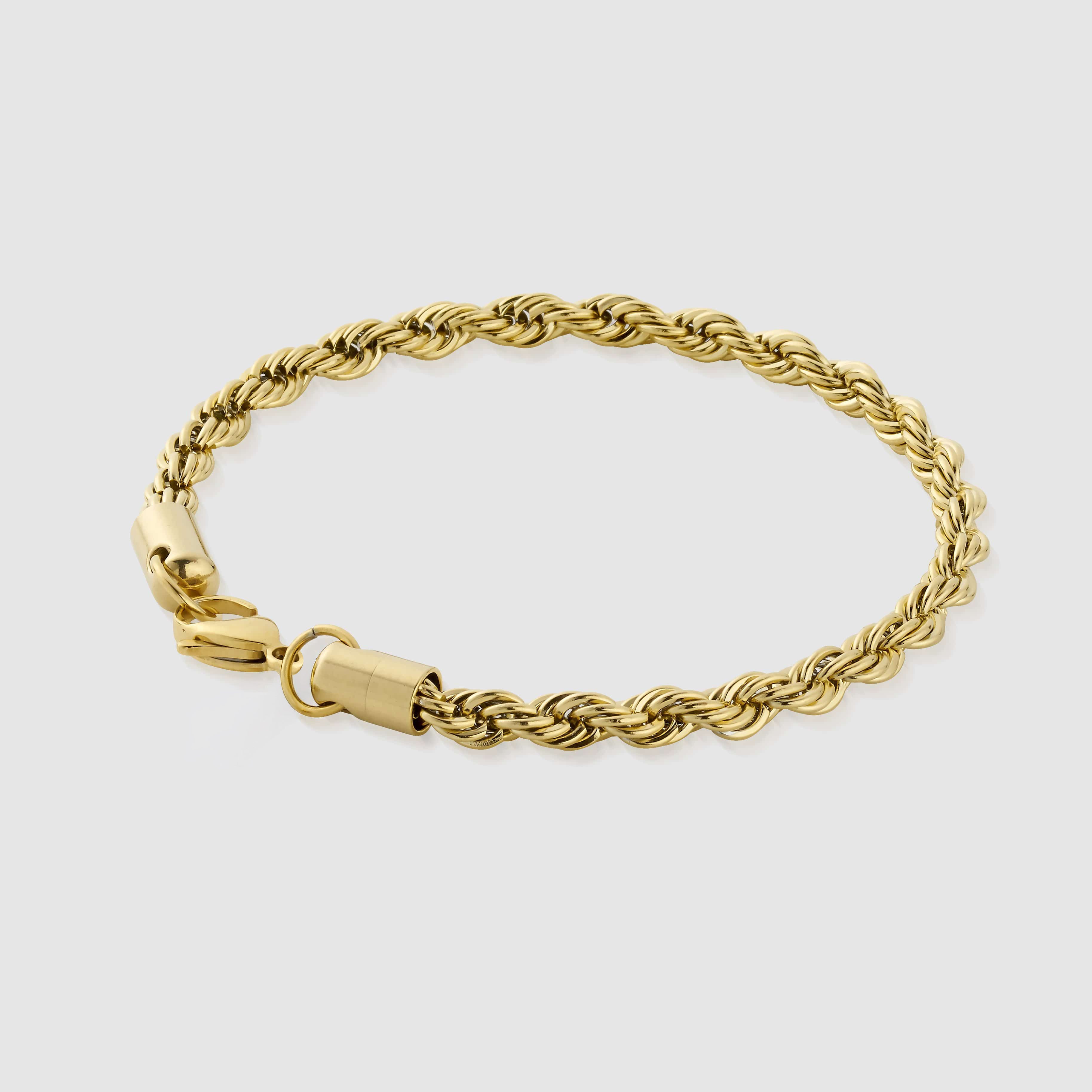 Rope Bracelet (Gold) 5mm