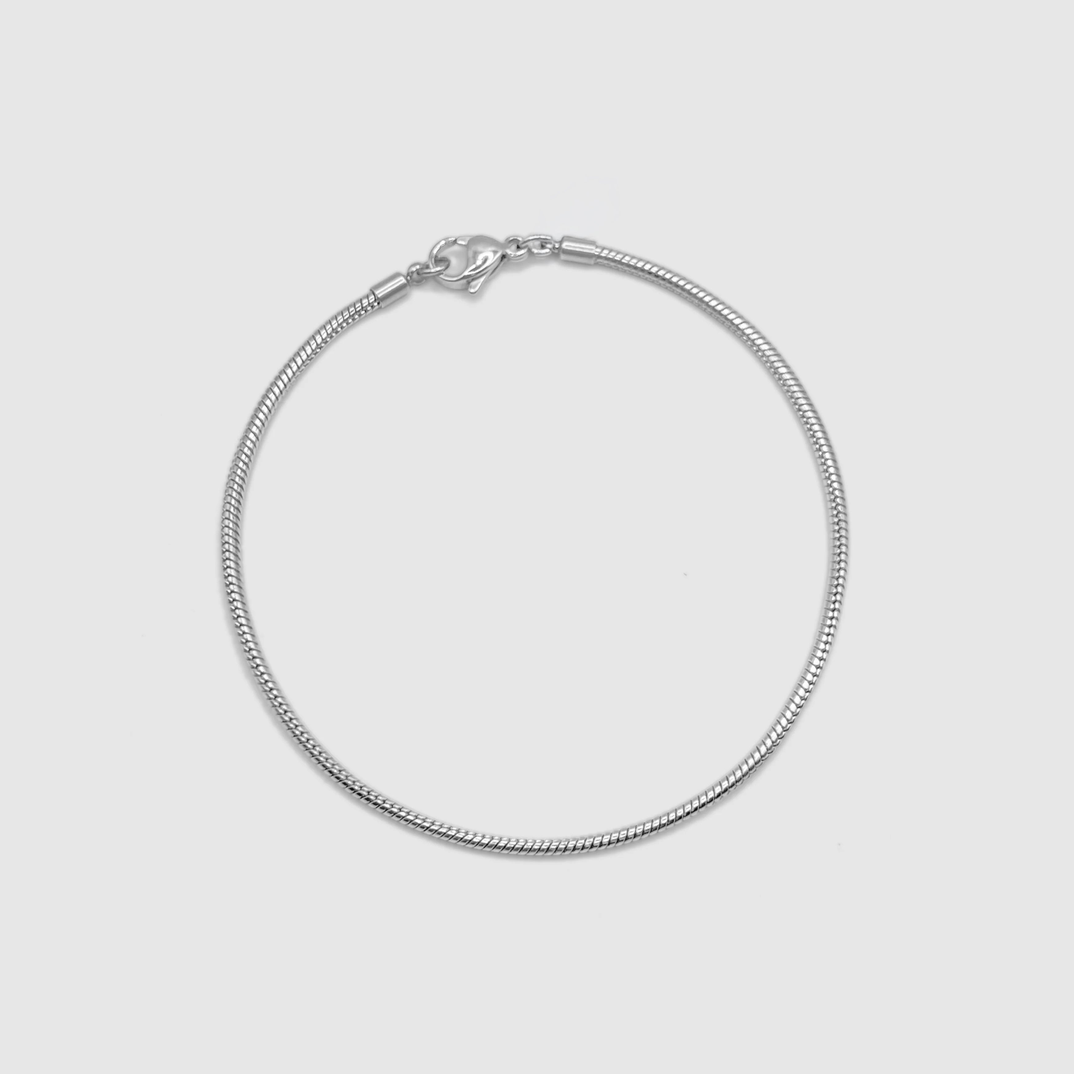 Snake Bracelet (Silver) 2mm