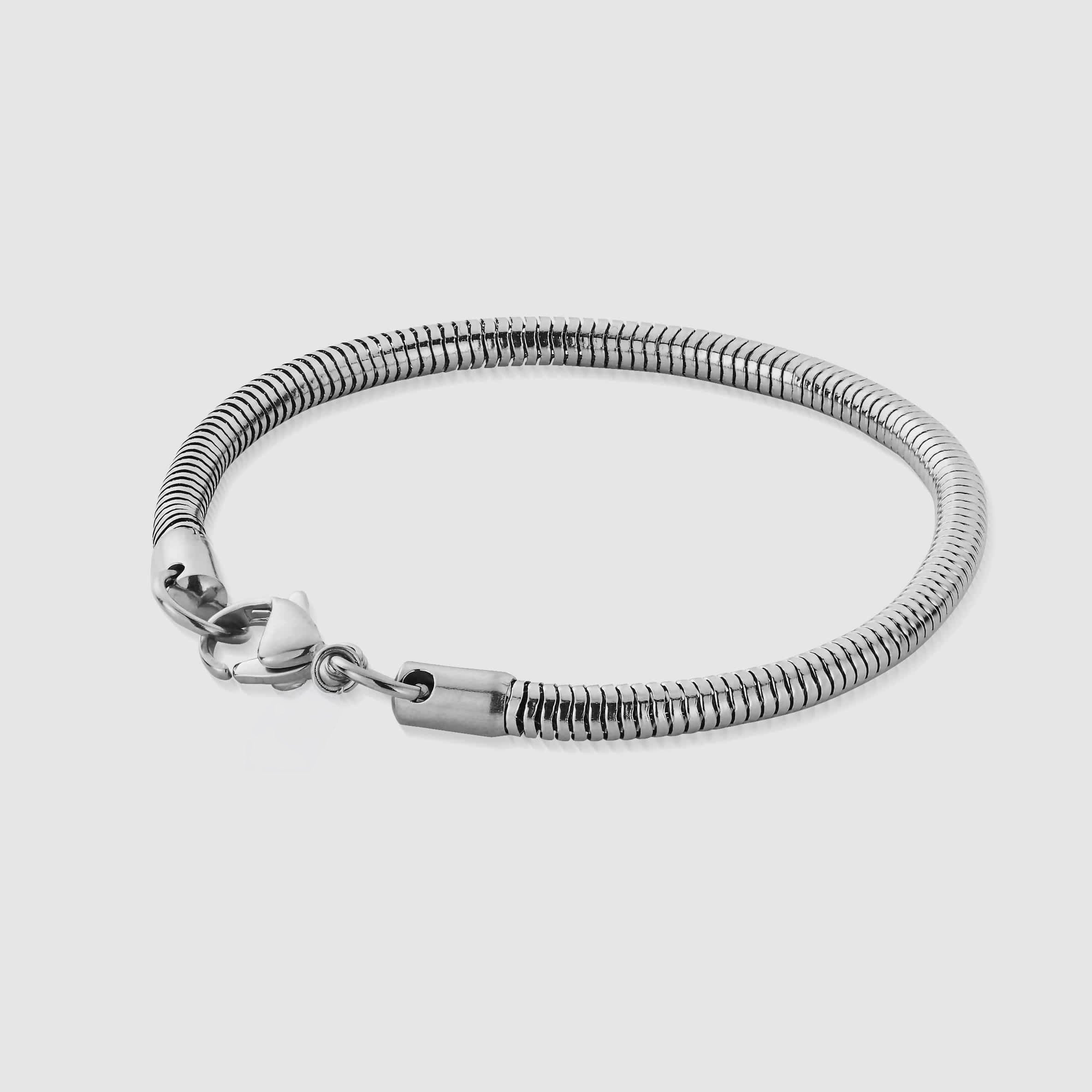 Snake Bracelet (Silver) 4mm