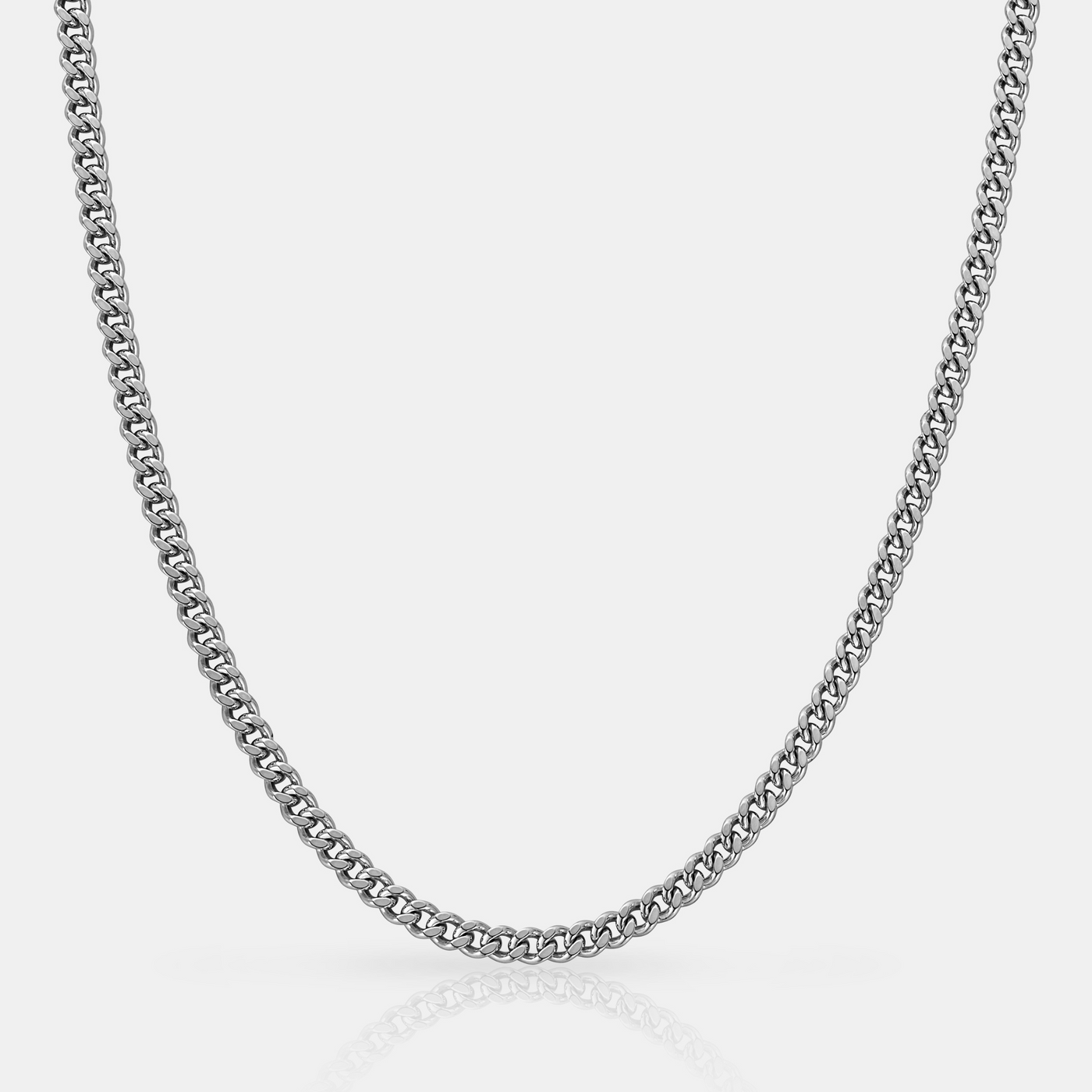 Cuban Silver 4mm