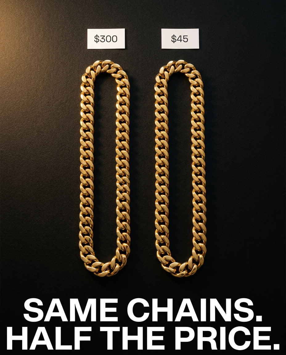 10 Same chains, half the price