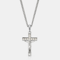 Iced Crucifix (Silver)